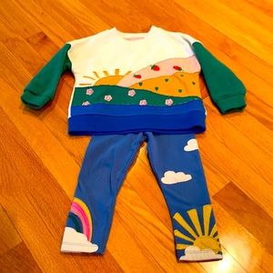 Mini Boden Rainbow Set Size 2-3Y